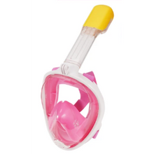 Carica l'immagine nel visualizzatore di Gallery, Maschera da snorkeling con vista panoramica a 180° -Rosa/BambiniRosa/AdolescentiRosa/Adulti - Ozerty