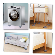 Carica l'immagine nel visualizzatore di Gallery, Confezione di 4 cuscinetti di gomma antivibrazione - Ozerty