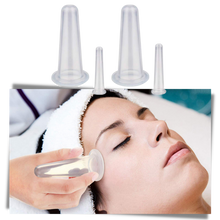 Carica l'immagine nel visualizzatore di Gallery, 4 coppette in silicone per coppettazione per massaggio facciale - Ozerty