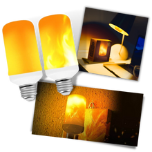 Carica l'immagine nel visualizzatore di Gallery, Lampada a LED con Effetto Fiamma - Ozerty