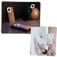 Carica l'immagine nel visualizzatore di Gallery, Custodia per telefono con luce ad anello a LED - Ozerty