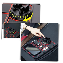 Carica l'immagine nel visualizzatore di Gallery, Cuscinetto antiscivolo e supporto per telefono per auto