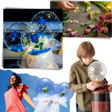 Carica l'immagine nel visualizzatore di Gallery, Bellissimo palloncino a LED con rosa - Ozerty