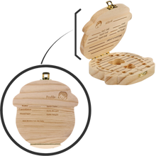 Carica l'immagine nel visualizzatore di Gallery, Scatola di legno per denti da latte