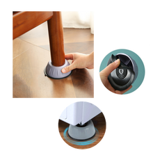 Carica l'immagine nel visualizzatore di Gallery, Confezione di 4 cuscinetti di gomma antivibrazione - Ozerty