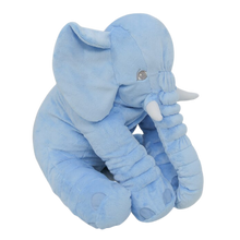 Carica l'immagine nel visualizzatore di Gallery, Cuscino grande di peluche di elefante