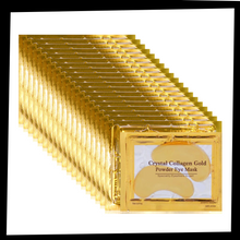 Carica l'immagine nel visualizzatore di Gallery, Maschera per gli occhi al collagene d'oro 24K (20 paia) - Ozerty