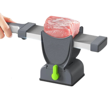 Carica l'immagine nel visualizzatore di Gallery, Affettatrice Manuale con Regolazione dello Spessore -Grigio - Ozerty