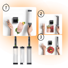 Carica l'immagine nel visualizzatore di Gallery, Affettatrice Manuale con Regolazione dello Spessore - Ozerty