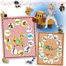 Carica l'immagine nel visualizzatore di Gallery, Blocchi con Animali di Minecraft - Ozerty