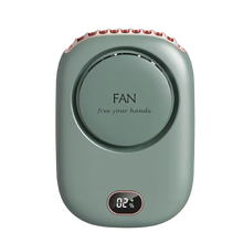 Carica l'immagine nel visualizzatore di Gallery, Ventilatore da Collo Portatile Regolabile Senza Pale -Verde - Ozerty