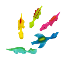 Carica l'immagine nel visualizzatore di Gallery, Dinosauro da dito con fionda appiccicosa -5Pz - Ozerty