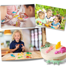 Carica l'immagine nel visualizzatore di Gallery, Dinosauro da dito con fionda appiccicosa - Ozerty