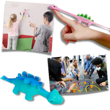 Carica l'immagine nel visualizzatore di Gallery, Dinosauro da dito con fionda appiccicosa - Ozerty