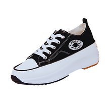 Carica l'immagine nel visualizzatore di Gallery, Sneaker in tela antiscivolo comodamente rialzata -Nero/EU35Nero/EU36Nero/EU37Nero/EU38Nero/EU39Nero/EU40Nero/EU41Nero/EU42 - Ozerty