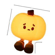 Carica l'immagine nel visualizzatore di Gallery, Deliziosa Lampada Notturna a Forma di Zucca Triste - Ozerty