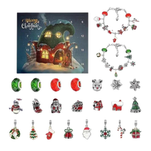 Carica l'immagine nel visualizzatore di Gallery, Calendario dell'Avvento 24 Giorni con Gioielli Fai-da-Te -Regali di Babbo Natale - Ozerty