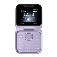 Carica l'immagine nel visualizzatore di Gallery, Telefono cellulare pieghevole Dual Sim piccolo -I16 Pro/Viola - Ozerty