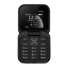 Carica l'immagine nel visualizzatore di Gallery, Telefono cellulare pieghevole Dual Sim piccolo -I17 Pro/Nero - Ozerty