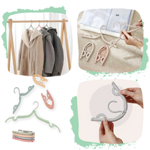 Carica l'immagine nel visualizzatore di Gallery, Appendini Pieghevoli a Doppia Dimensione - Ozerty