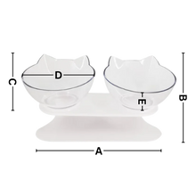 Carica l'immagine nel visualizzatore di Gallery, Ciotola comfort rialzata per gatti - Ozerty