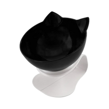 Carica l'immagine nel visualizzatore di Gallery, Ciotola comfort rialzata per gatti -Nero/Singolo - Ozerty