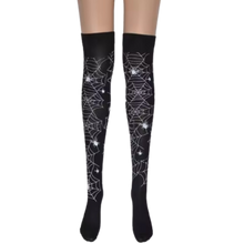 Carica l'immagine nel visualizzatore di Gallery, Calze Compressori con Design Festivi per Halloween -Ragno - Ozerty