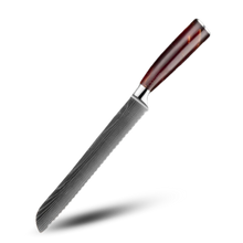 Carica l'immagine nel visualizzatore di Gallery, Coltelli giapponesi della serie Terra di fuoco -Pankiri - Coltello da pane 20 cm - Ozerty