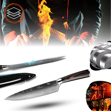 Carica l'immagine nel visualizzatore di Gallery, Coltello giapponese in legno Forest Pakkawood - Ozerty