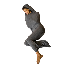 Carica l'immagine nel visualizzatore di Gallery, Coperta indossabile per dormire con cappuccio -Bambini/150x45 cm - Ozerty