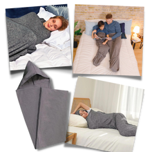 Carica l'immagine nel visualizzatore di Gallery, Coperta indossabile per dormire con cappuccio - Ozerty