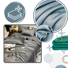 Carica l'immagine nel visualizzatore di Gallery, Copripiumino in morbida seta di ghiaccio - Ozerty