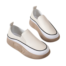 Carica l'immagine nel visualizzatore di Gallery, Mocassini con piattaforma leggera e morbida -Beige/EU35Beige/EU36Beige/EU37Beige/EU38Beige/EU39Beige/EU40 - Ozerty