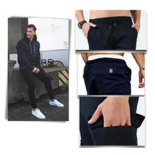 Carica l'immagine nel visualizzatore di Gallery, Pantaloni cargo slim fit da uomo - Ozerty