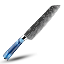 Carica l'immagine nel visualizzatore di Gallery, Coltelli giapponesi Blu Oceano -Coltello Kiritsuke - Coltello da chef 19 cm - Ozerty