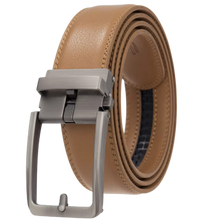 Carica l'immagine nel visualizzatore di Gallery, Cintura in Pelle Senza Fori -Cammello - Ozerty