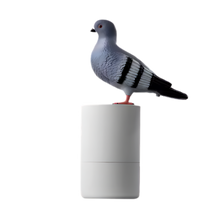 Carica l'immagine nel visualizzatore di Gallery, Distributore di Sapone con Sensore e Forma a Piccione -Nero - Ozerty