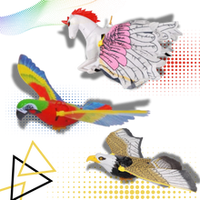 Carica l'immagine nel visualizzatore di Gallery, Uccello volante simulato per gatti - Ozerty