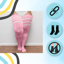 Carica l'immagine nel visualizzatore di Gallery, Calze alte da donna con punta rinforzata - Ozerty