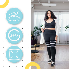 Carica l'immagine nel visualizzatore di Gallery, Calze alte da donna con punta rinforzata - Ozerty