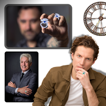 Carica l'immagine nel visualizzatore di Gallery, Anello drago d'argento, fatto a mano e unico nel suo genere - Ozerty