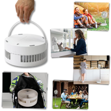 Carica l'immagine nel visualizzatore di Gallery, Ventilatore portatile con ricarica USB - Ozerty