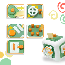 Carica l'immagine nel visualizzatore di Gallery, Cubo giocattolo sensoriale 6 in 1 - Ozerty