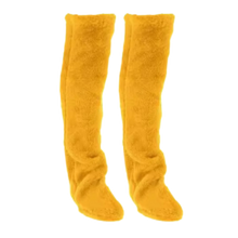 Carica l'immagine nel visualizzatore di Gallery, Calzini lunghi riscaldanti e morbidi -Giallo - Ozerty