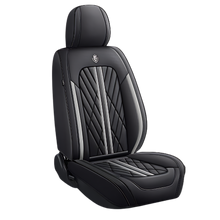 Carica l'immagine nel visualizzatore di Gallery, Protezione impermeabile per sedili auto - Nero Grigio - Ozerty, Protezione impermeabile per sedili auto -Bordo nero grigio - Ozerty
