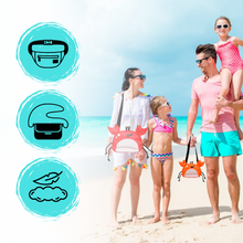Carica l'immagine nel visualizzatore di Gallery, Borsa da spiaggia impermeabile per bambini a forma di granchio - Ozerty