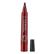 Carica l'immagine nel visualizzatore di Gallery, Matita liquida per sopracciglia con formula waterproof -Rosso Marrone - Ozerty