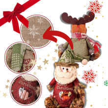 Carica l'immagine nel visualizzatore di Gallery, Borsa Regalo Natalizia Riutilizzabile con Chiusura a Zip - Ozerty