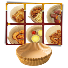 Carica l'immagine nel visualizzatore di Gallery, Confezione di rivestimenti di carta per friggitrice ad aria monouso - Ozerty
