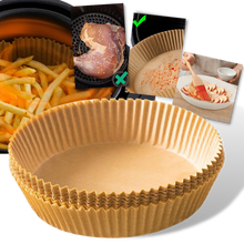 Carica l'immagine nel visualizzatore di Gallery, Confezione di rivestimenti di carta per friggitrice ad aria monouso - Ozerty
